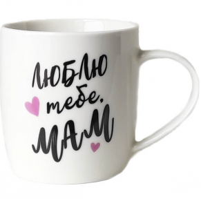 Чашка керамічна 360мл Мам не обирають в подарунковій упаковці
