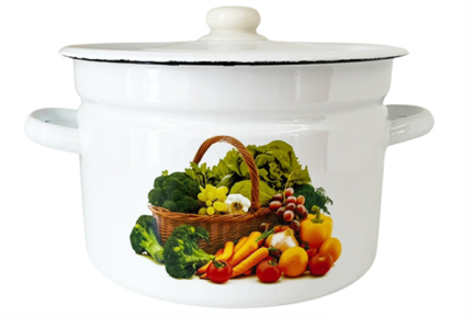 Каструля емальована 9л 1621/2 Кошик овочів
