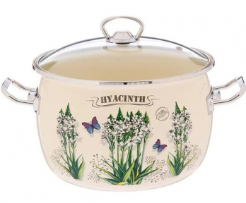 Каструля емальована 2.5л 81911 Гіацинт