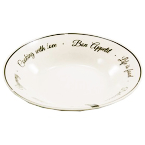 Тарілка склокераміка глибока №7 Смакота 25-301