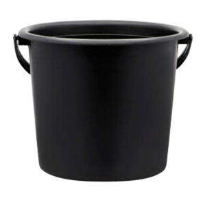 Ведро пластмассовое 10л черное