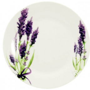 Тарілка керамічна мілка №8 Лаванда 17-062
