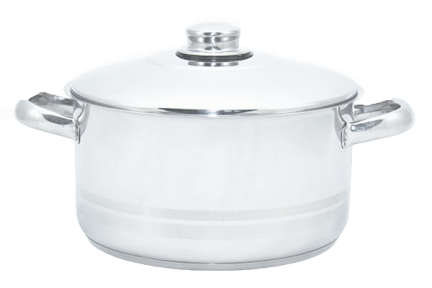 Каструля із нержавіючої сталі 4.5л 22*12