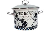 Кастрюля эмалированная 5.5л 83117 Китчен