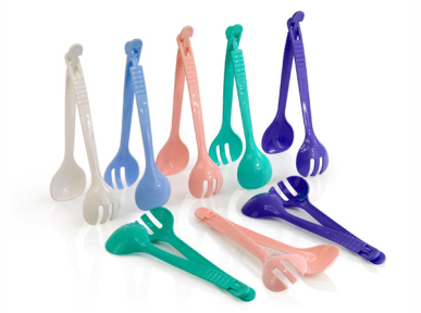 Ложка-та виделка салатні Юніпласт