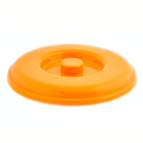 Крышка пластмассовая на ведро 8.0л оранжевая