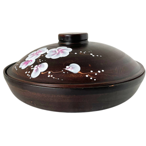 Сковорода 2л Сакура красная глина