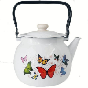 Чайник эмалированный 3.5л 27130/2 Бабочка