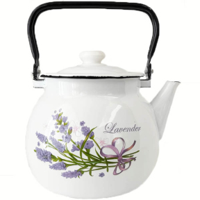Чайник эмалированный 3.5л 27130/2 Букет лаванды