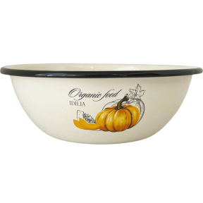 Миска емальована 1.5л 0308/2 Гарбуз