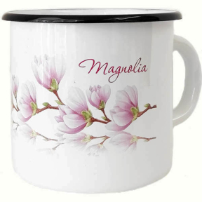 Кружка эмалированная 1л 0107/2 Магнолия
