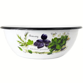 Миска емальована 4.0л 0314/2 Зелень фреш