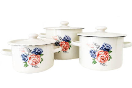 Набор эмалированный 272 Пион