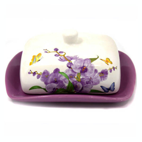 Маслянка керамічна ОРХІДЕЯ РОЖЕВА 046 ZF C OP