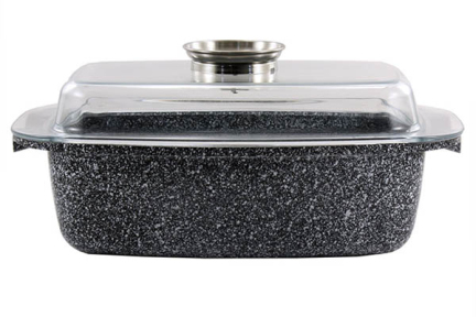 Утятница с антипригарным покрытием 5.5л Гранит 32х22см 0832-BL