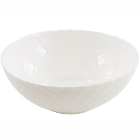 Тарілка глибока склокераміка №8 White DIAMOND LNW80