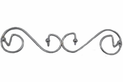 Вешалка спираль на 4 крючка 13894 Индия