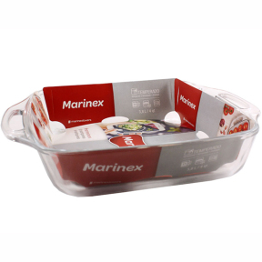 Деко скляне квадратне 2.5л Marinex 6219