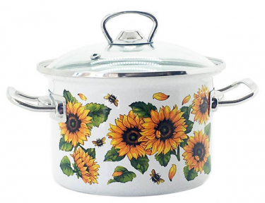 Каструля емальована 2.0л 83110 Сонце