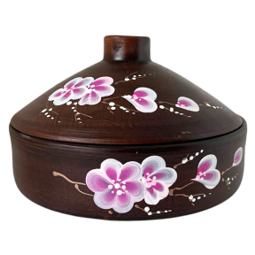 Сковорода 3л Сакура красная глина