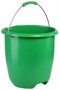Відро пластмасове 12л з носиком та металевою ручкою