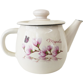 Чайник эмалированный 1.0л 2707/2 Магнолия