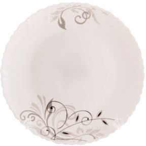 Тарелка стеклокерамика мелкая №8.5 Кружево