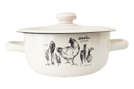 Кастрюля эмалированная 1.5л 1608/2 Rosol