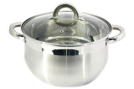 Кастрюля из нержавеющей стали 2л сферическая ZB-2S