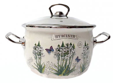 Каструля емальована 3.5л 81913 Гіацинт