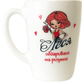 Кружка стеклокерамика 320 мл Леся