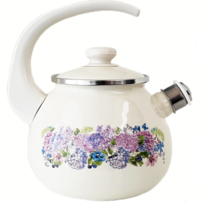 Чайник емальований 2.5л 2711/2 Анабель свисток
