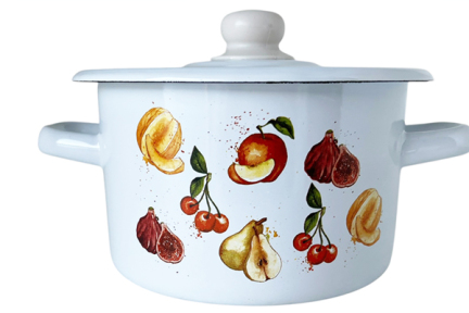 Каструля емальована 2л 1610/2 Фруктовий оазис