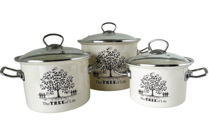 Набор эмалированный 1500 Дерево счастья