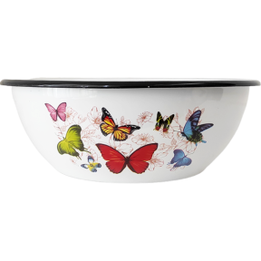 Миска емальована 4.0л 0314/2 Метелик