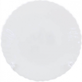 Тарілка склокераміка мілка №7.5 White