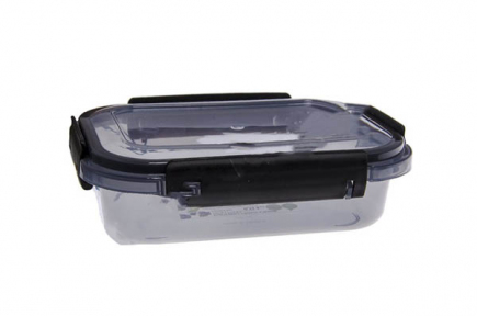 Контейнер пластмассовый 0.85л прямоугольный черный