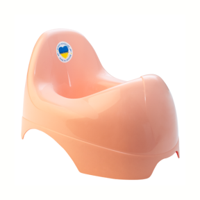 Горщик дитячий пластмасовий Бамбіно абрікос