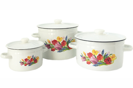 Набор эмалированный 242 Весенний букет