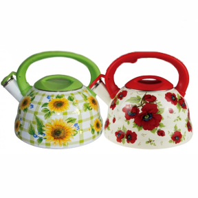 Чайник эмалированный 3л ЕВ-1747 разная деколь