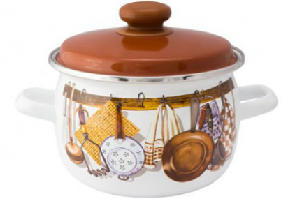 Каструля емальована 2.5л 1911/4 Господиня