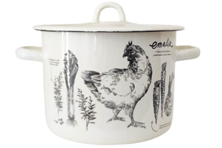 Кастрюля эмалированная 4.5л 16151/2 Росол