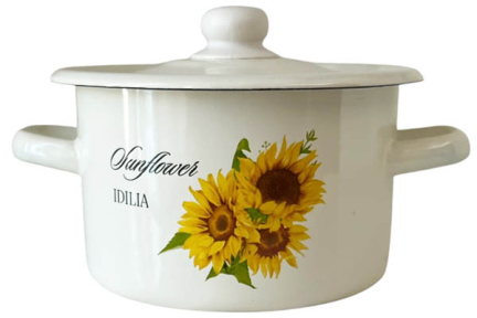 Каструля емальована 2л 1610/2 Сонце