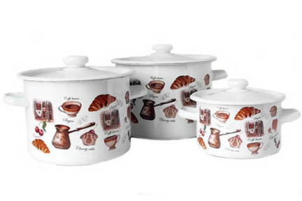 Набор эмалированный 242 Кафе де Шери