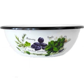 Миска емальована 2.5л 0311/2 Зелень фреш