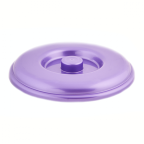Крышка пластмассовая на ведро 10л фиолетовая