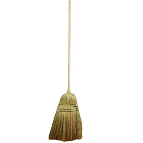 Метла веник сорго с длинной ручкой ЛЮКС