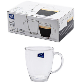 Набор кружек стеклянных 310мл BMZB29-3 1/6шт