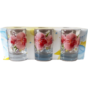 Набор рюмок 50мл Орхідея 1/6шт