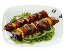 Блюдо стеклянное прямоугольное 34.5*23.5